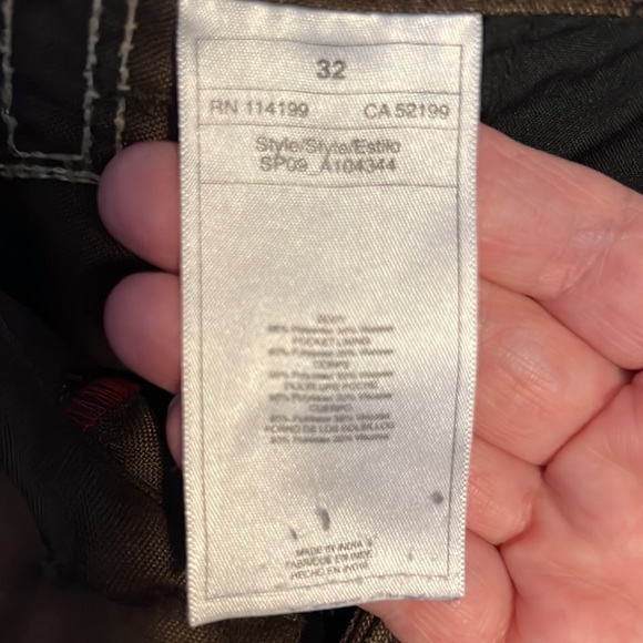 Quiksilver Brown Flat Front Shorts 32 - Picture 7 of 7